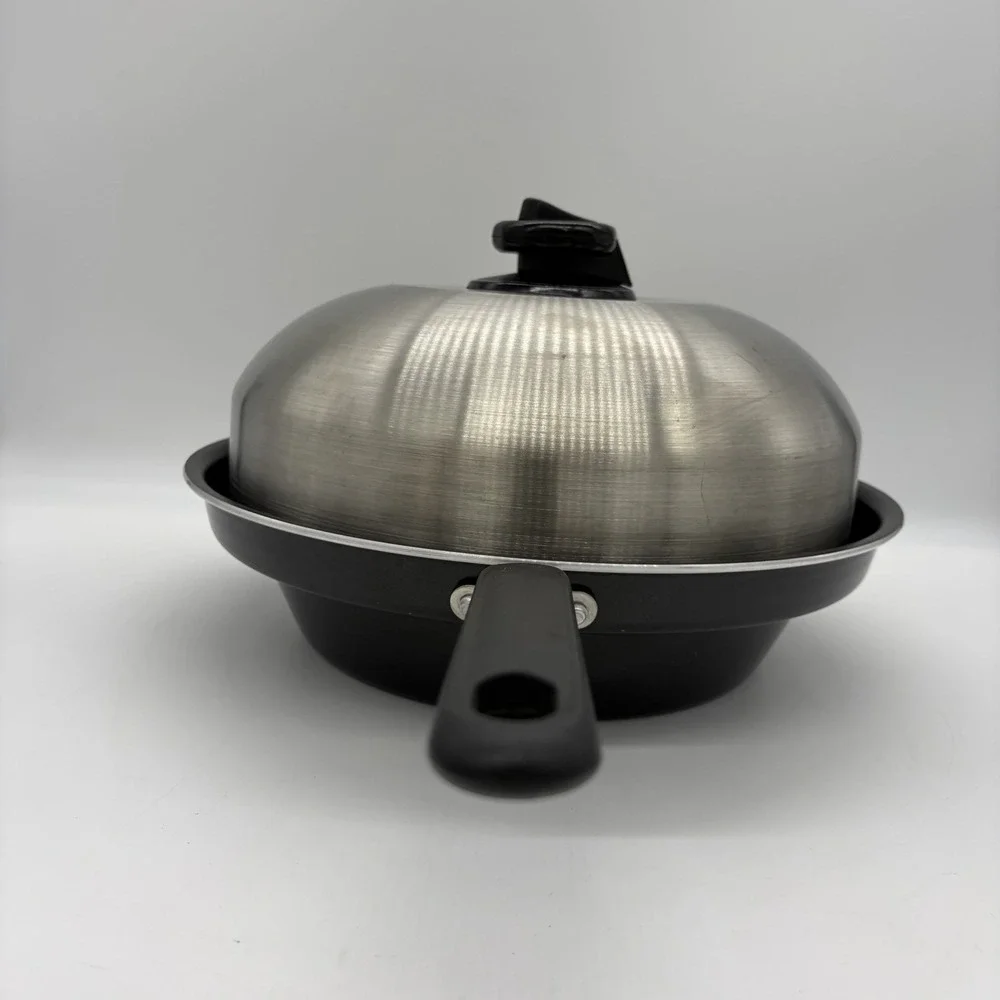 Vintage Turbo Cooker Plus All-in-One Stainless Steel Pan Cooking System + VHS